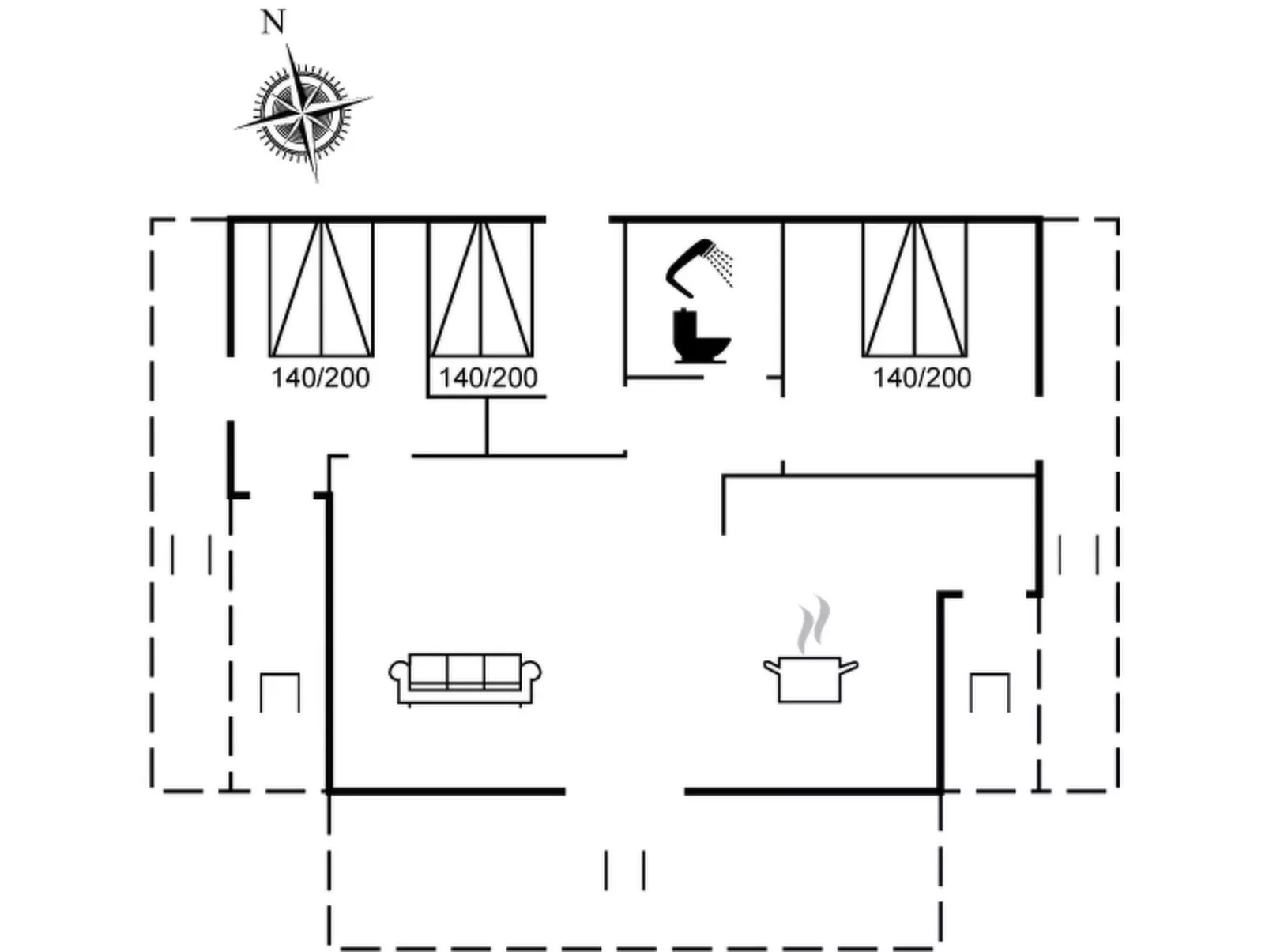 "Tuire" - 250m from the sea-Binnen
