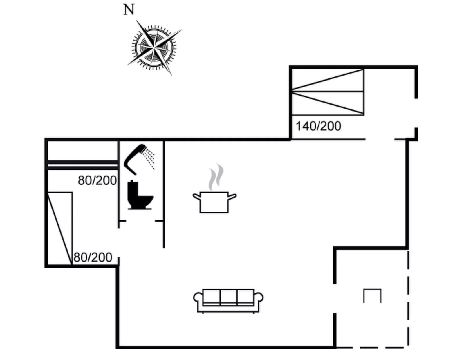 "Farina" - 150m from the sea-Binnen