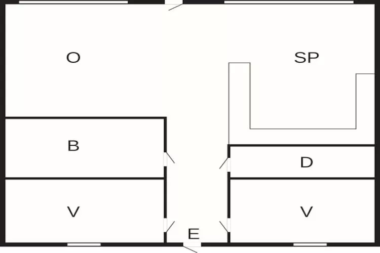Vakantiehuis in Stubbekøbing-By Traum-Plattegrond