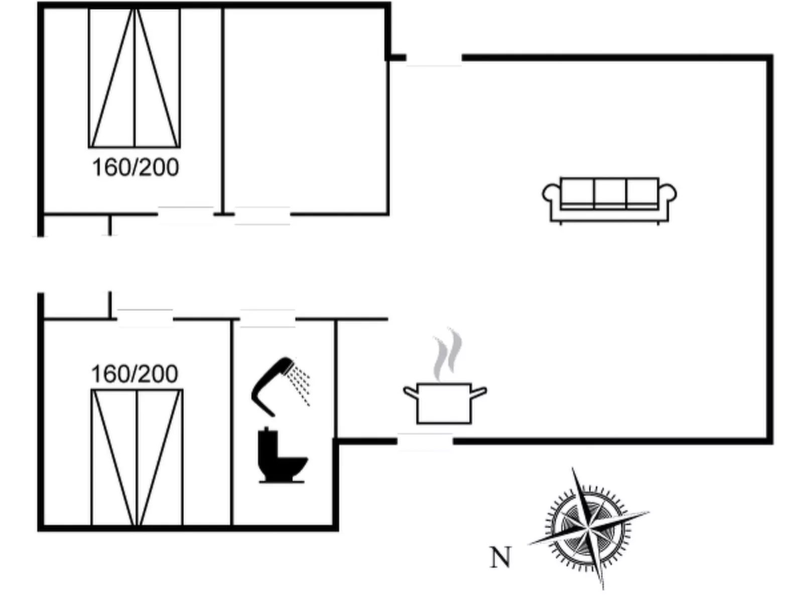 "Regnwald" - 400m from the sea-Binnen