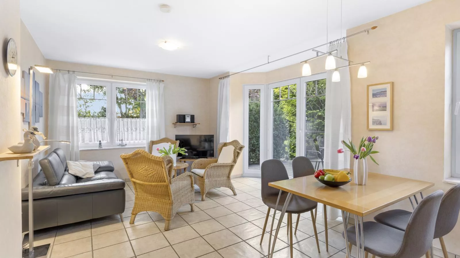 Nordlicht - Strandkorb EG-Woonkamer