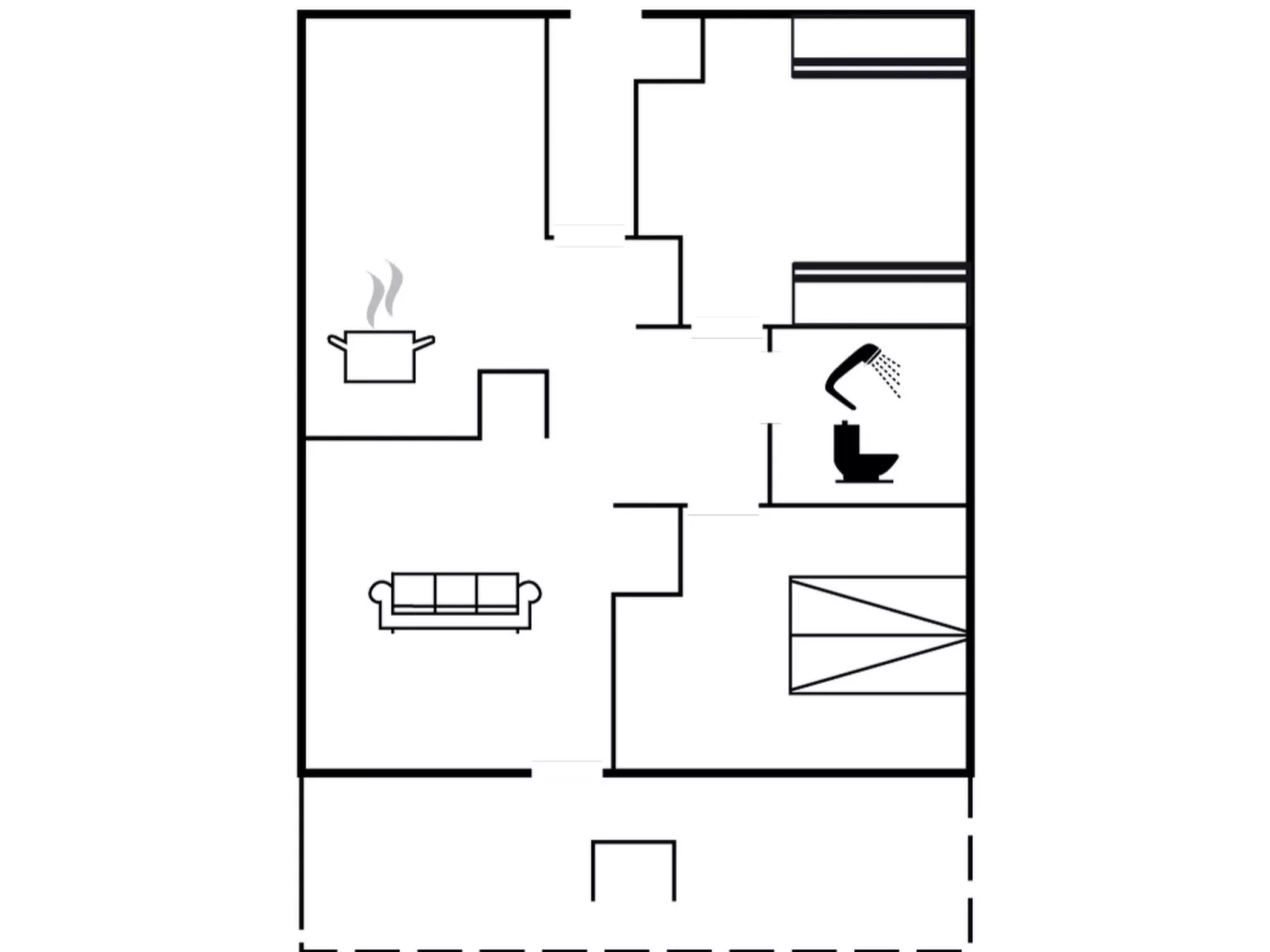 "Clea" - 300m from the sea-Binnen