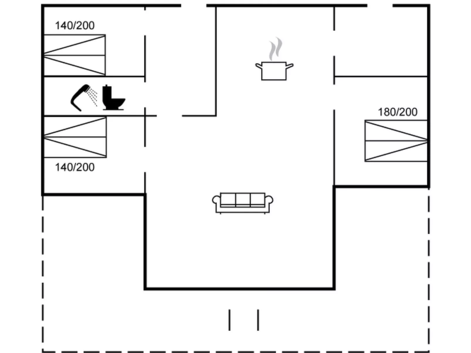 "Berner" - 30km from the sea-Binnen