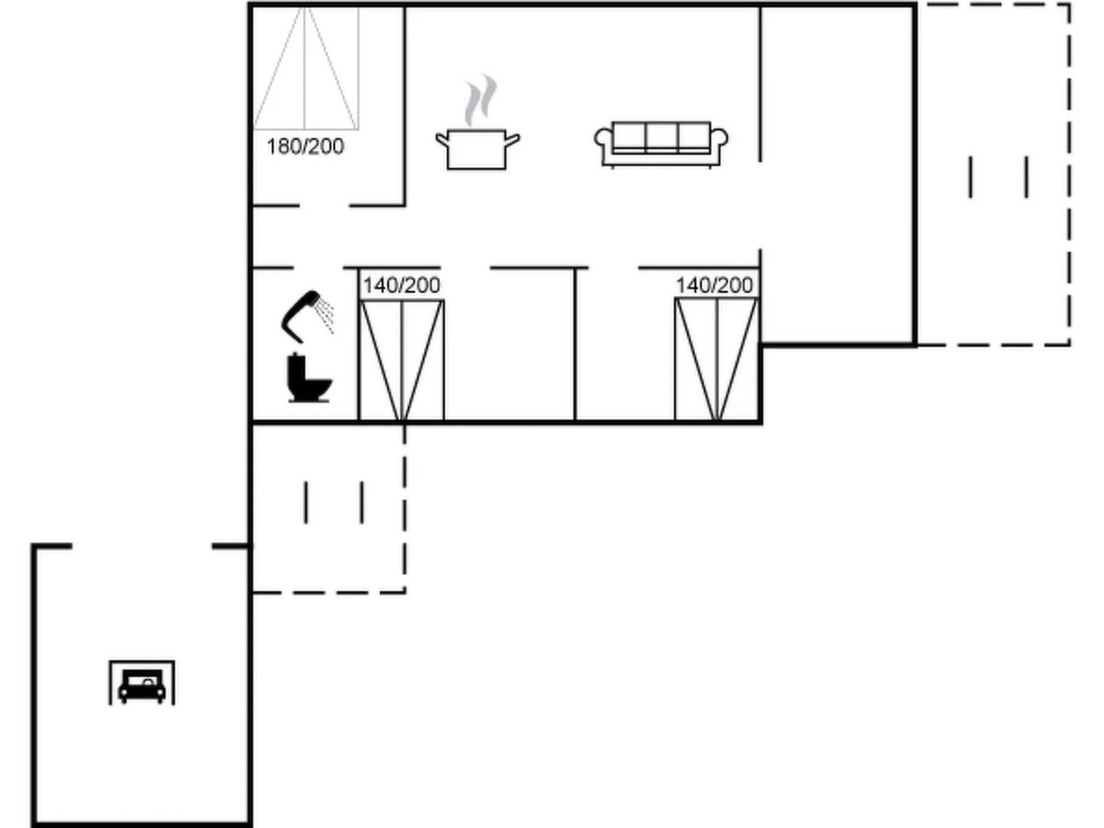 "Gisella" - 900m from the sea-Binnen