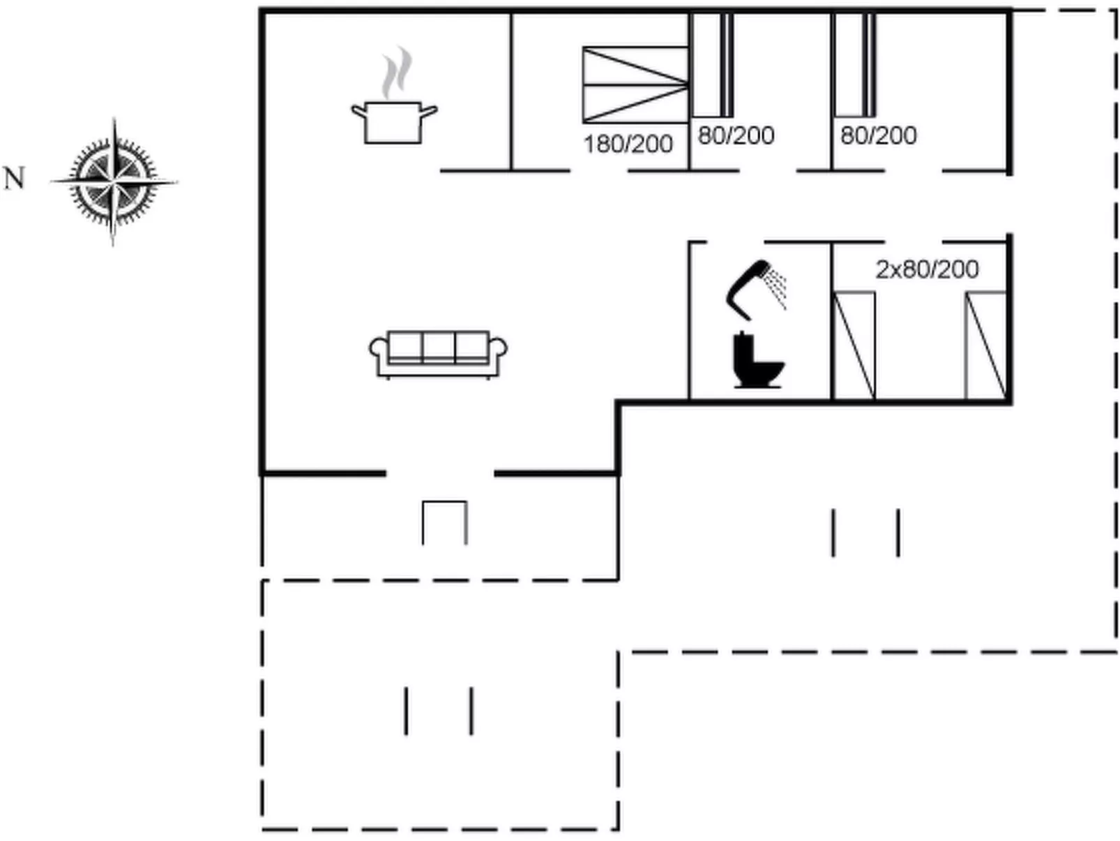 "Gojko" - 30km from the sea-Binnen