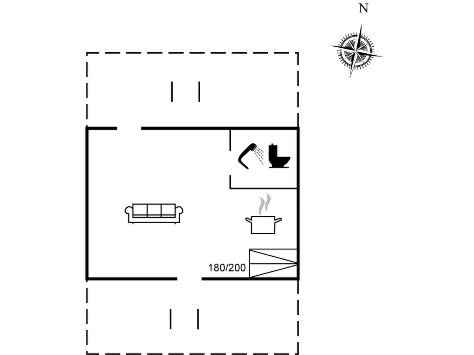"Sibyll" - 2km from the sea-Binnen
