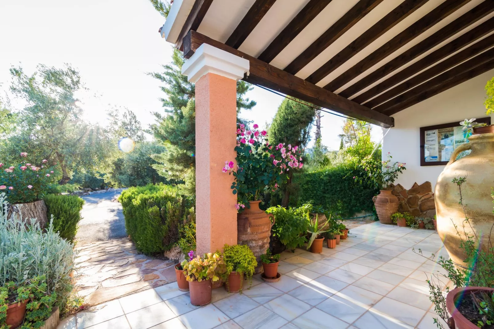 Bungalow Alcón 13 - Tuinen zomer