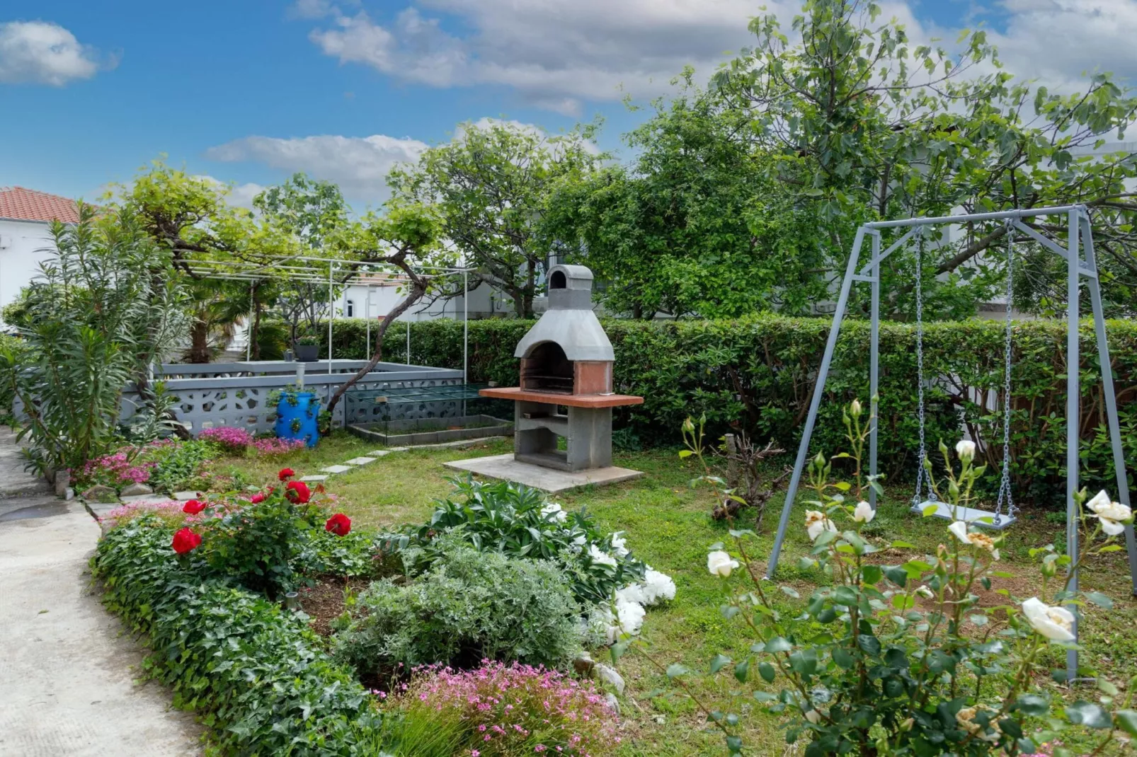 Charming and Tranquil Krk Center Apartment - One Bedroom Apartment with  Balcony-Buitenlucht