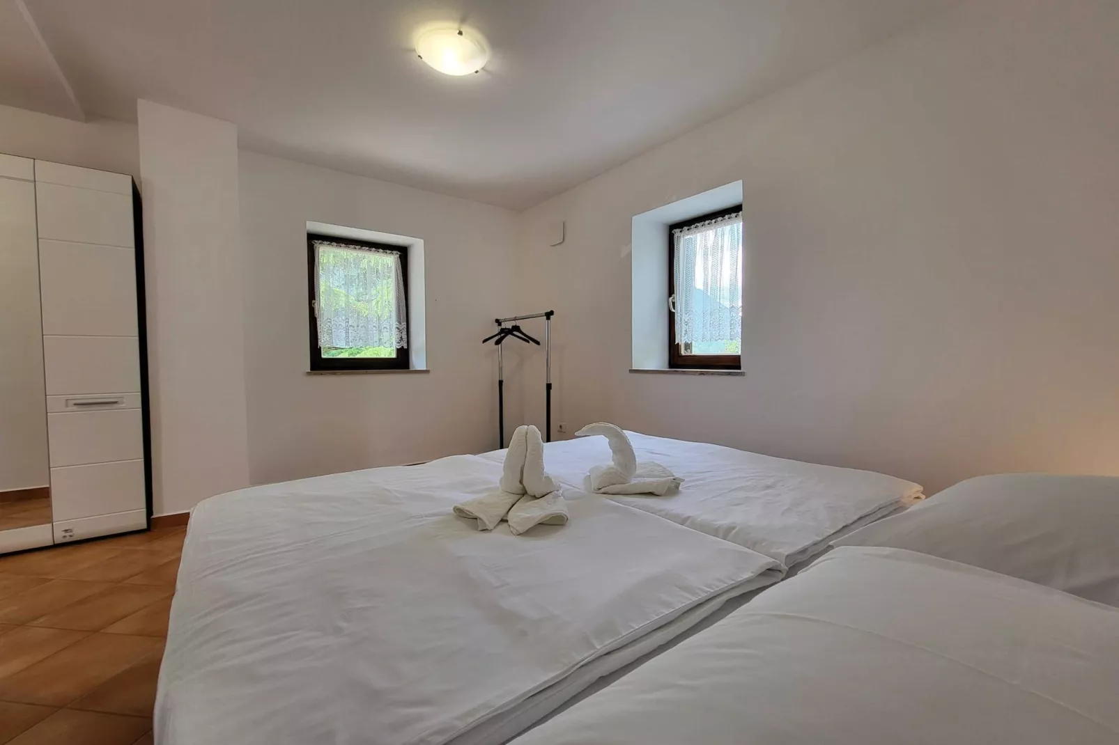 Peaceful Countryside Holiday Home with Terrace - One Bedroom Holiday Home with Terrace-Slaapkamer