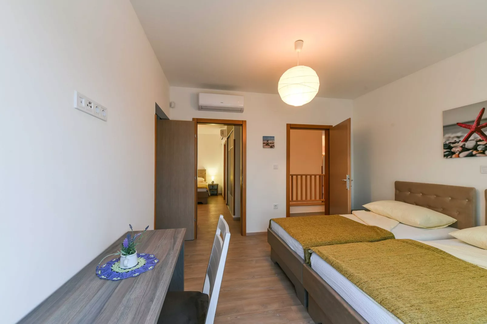 Luxury Escape with Swimming Pool & Modern Design - Deluxe Four Bedroom Villa with Sea View and Private Pool (Villa 5)-Slaapkamer