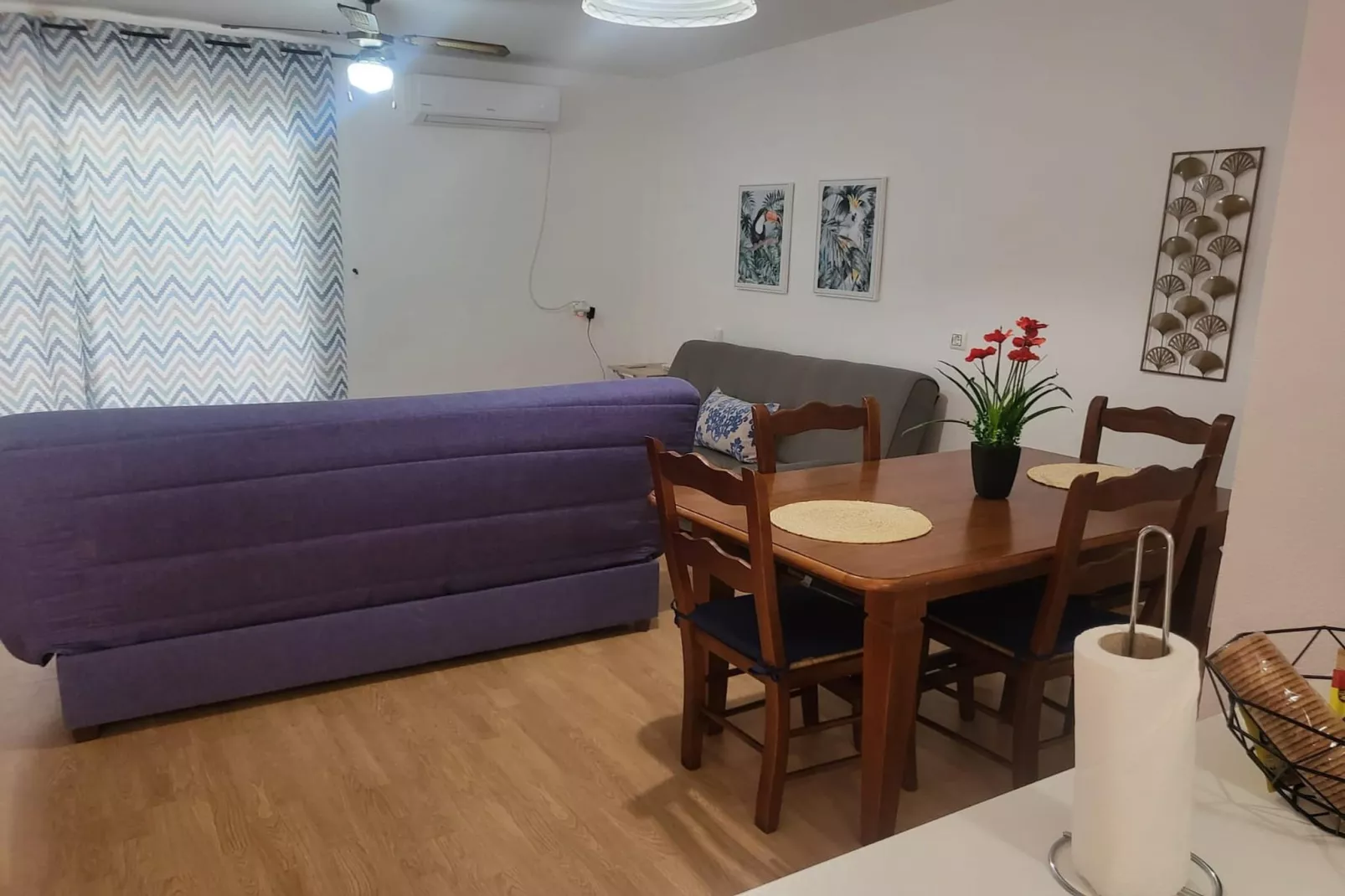 CT 369 AL - Faro's Apartmento Naturista - Primera Linea Vera Playa-Eetkamer