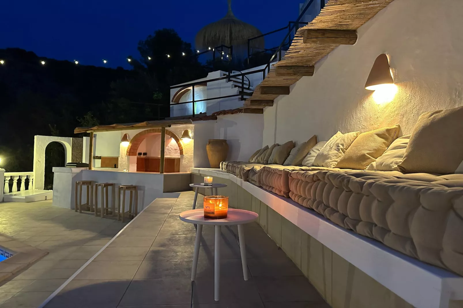 Villa Vista Pedreguer-Tuinen zomer