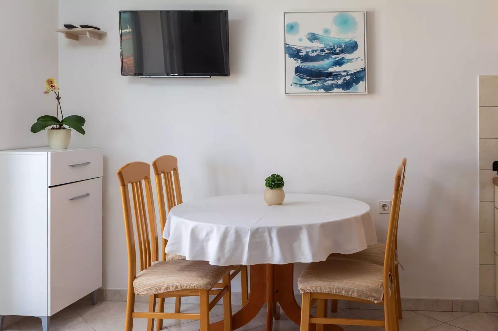 Apartments Bella Vista -One Bedroom Apartment with Terrace and Sea View (A2)-Binnen