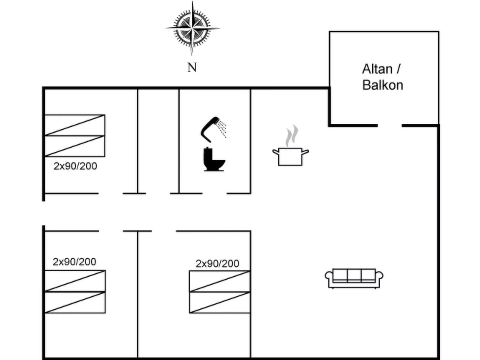 "Fader" - 31km from the sea-Binnen