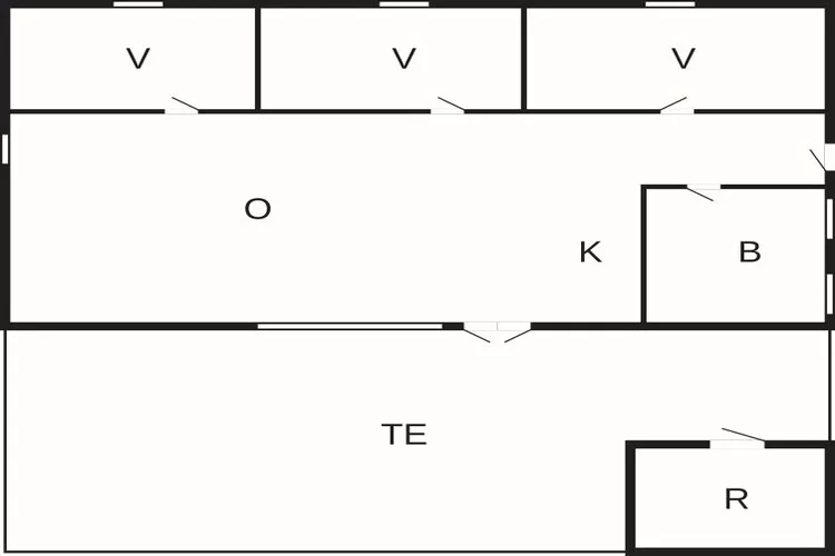6 persoons vakantie huis in Nexø-By Traum-Plattegrond