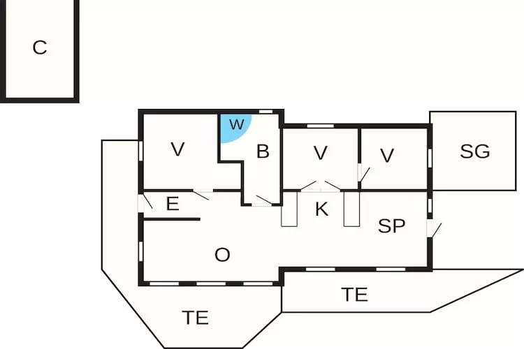 8 persoons vakantie huis in Løgstør-By Traum-Plattegrond