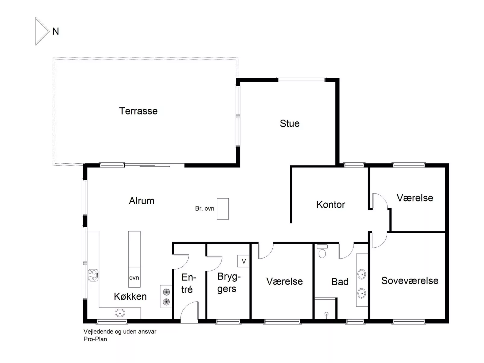 "Ermelinda" - 900m to the fjord-Binnen