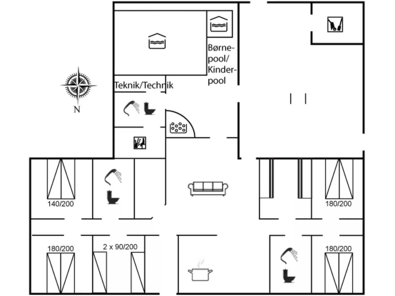 "Jorkin" - 1.8km from the sea-Binnen