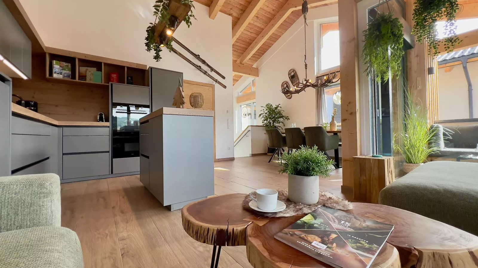 Grebenzen Lodge Edelweiss-Woonkamer