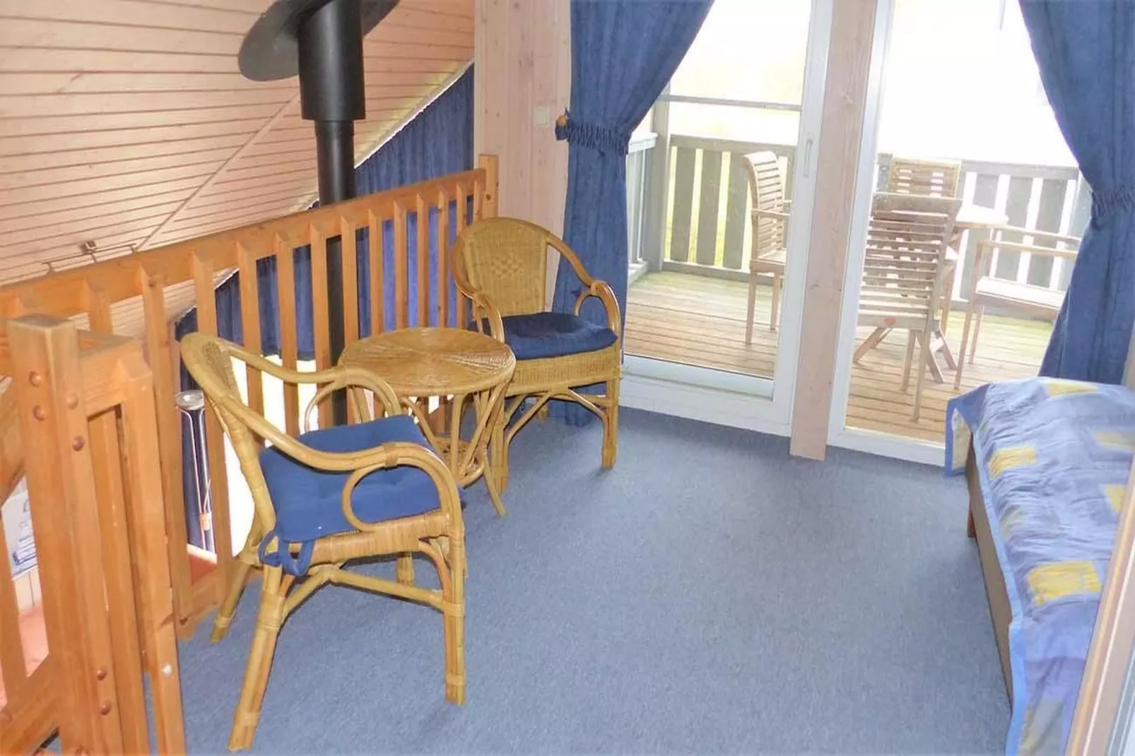 Ferienhaus Seeschwalbe-Classic 90 qm 97-Terrasbalkon