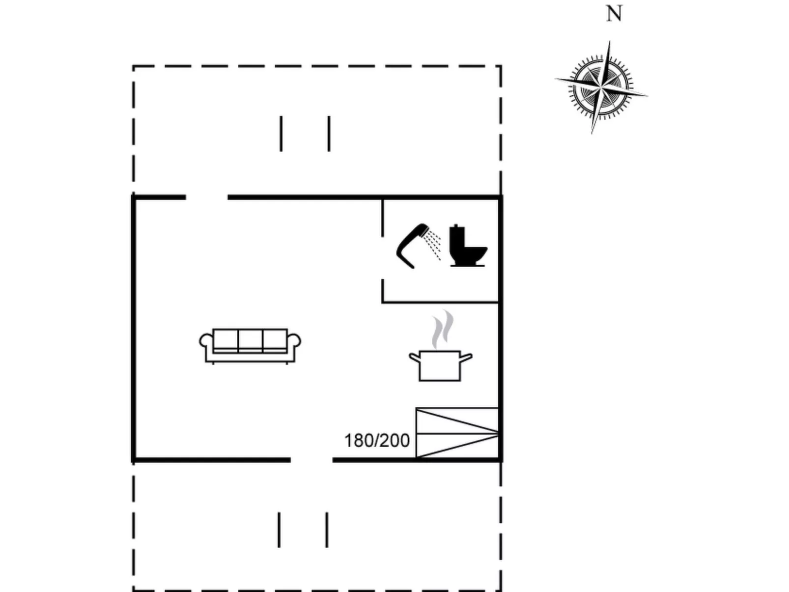 "Didrik" - 2km from the sea-Binnen