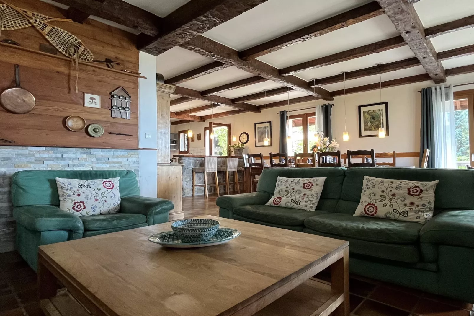 Villa Les Chemins Croisés-Woonkamer