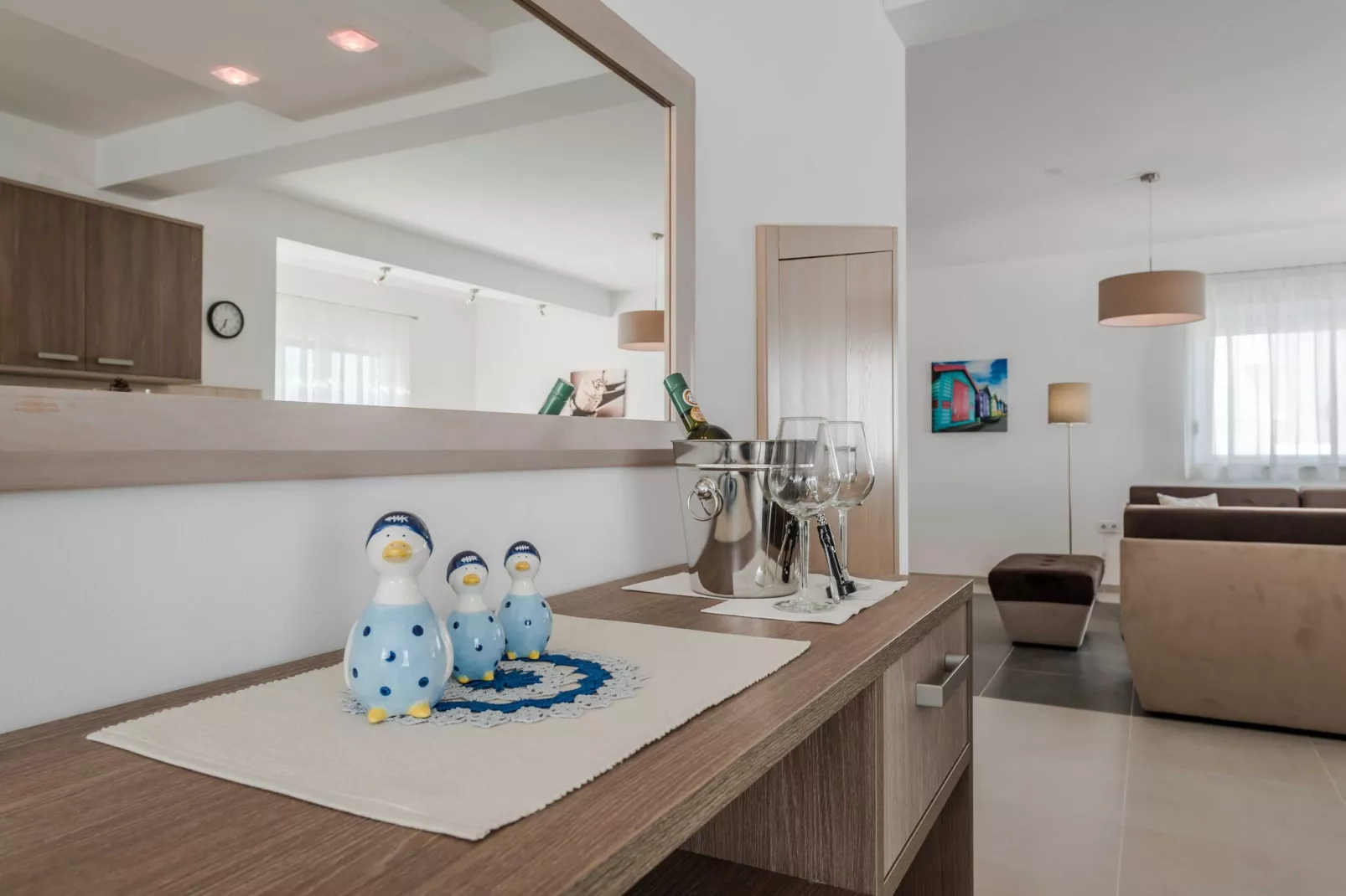 Luxury Escape with Swimming Pool & Modern Design - Comfort Four Bedroom Villa with Sea View and Private Pool ( Villa 7)-Keuken