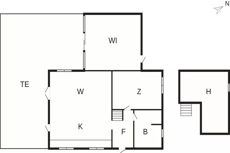 5 sterren vakantie huis in Karrebæksminde-Plattegrond