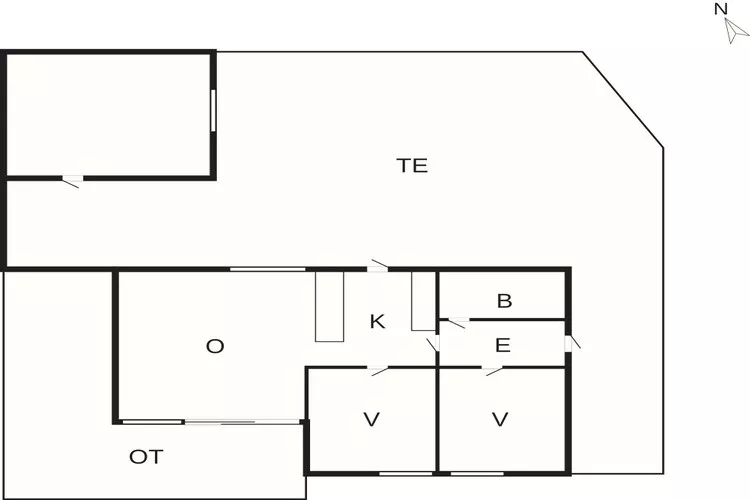 5 sterren vakantie huis in Nykøbing Sj-Plattegrond