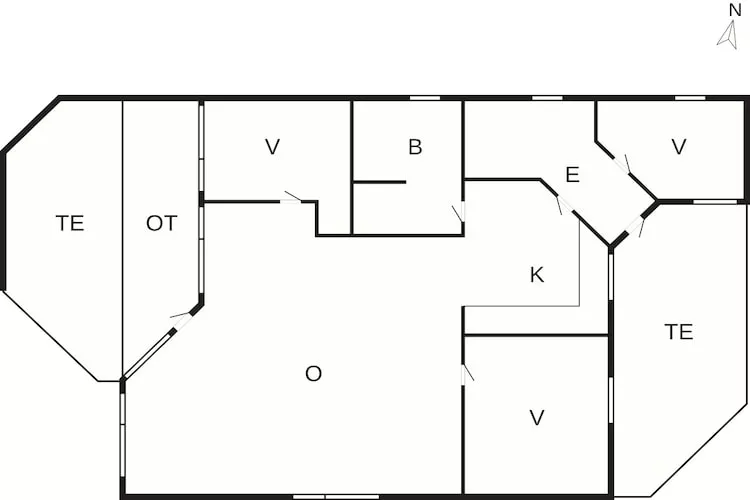 5 sterren vakantie huis in Gilleleje-Plattegrond