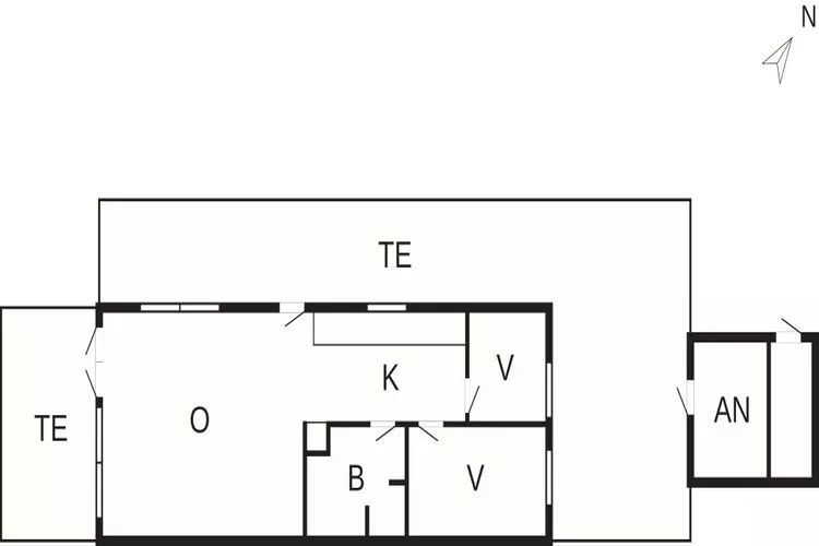 5 sterren vakantie huis in Karrebæksminde-Plattegrond