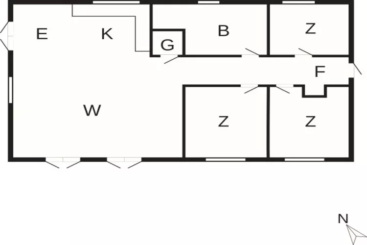 5 sterren vakantie huis in Rødby-Plattegrond