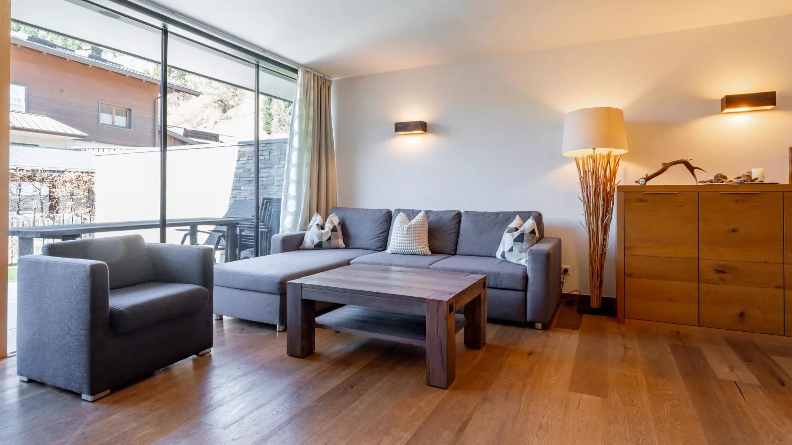 Residenz Wildkogelbahn Top 4-Woonkamer