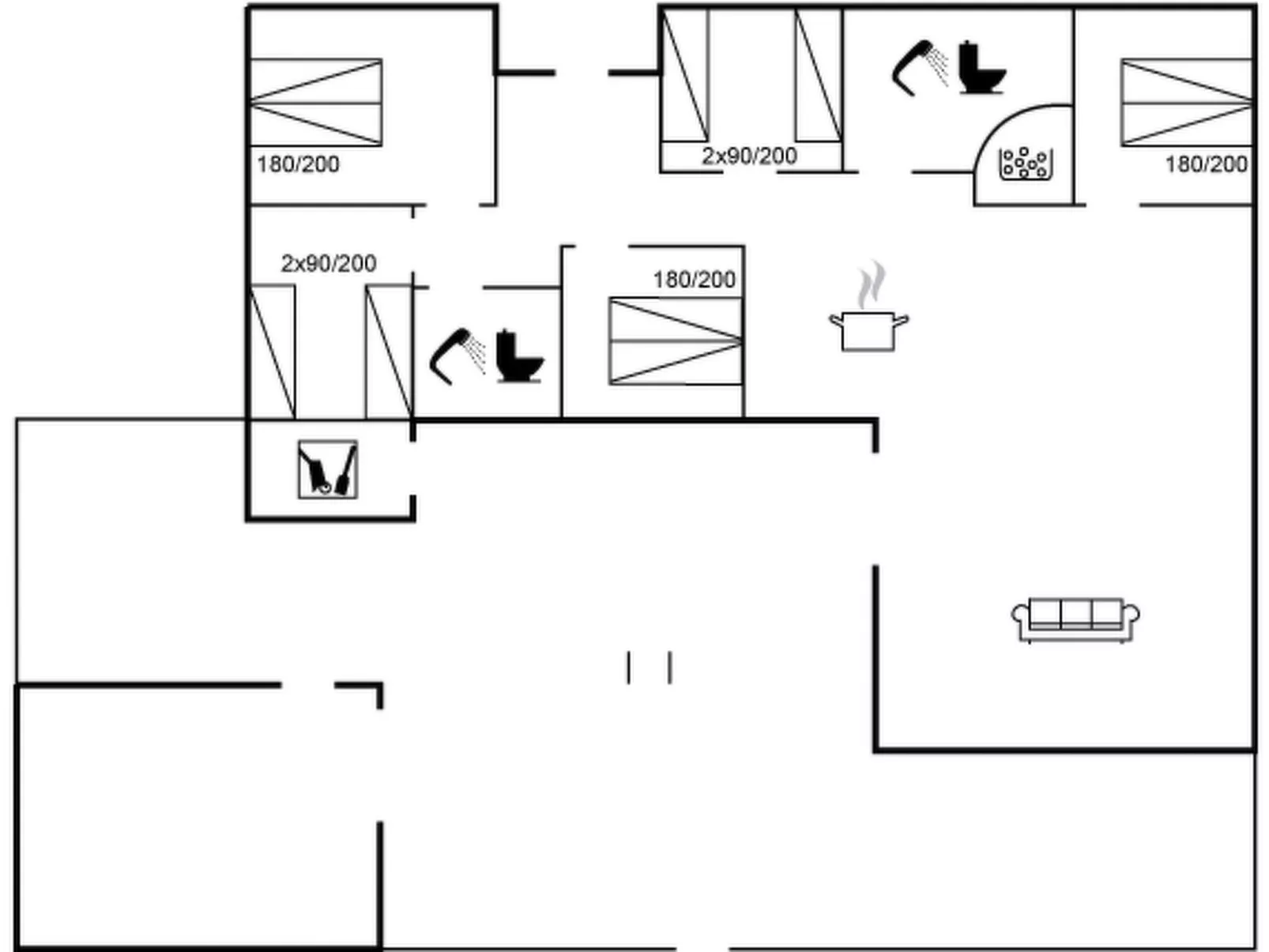 "Tahvo" - 3.3km from the sea-Binnen