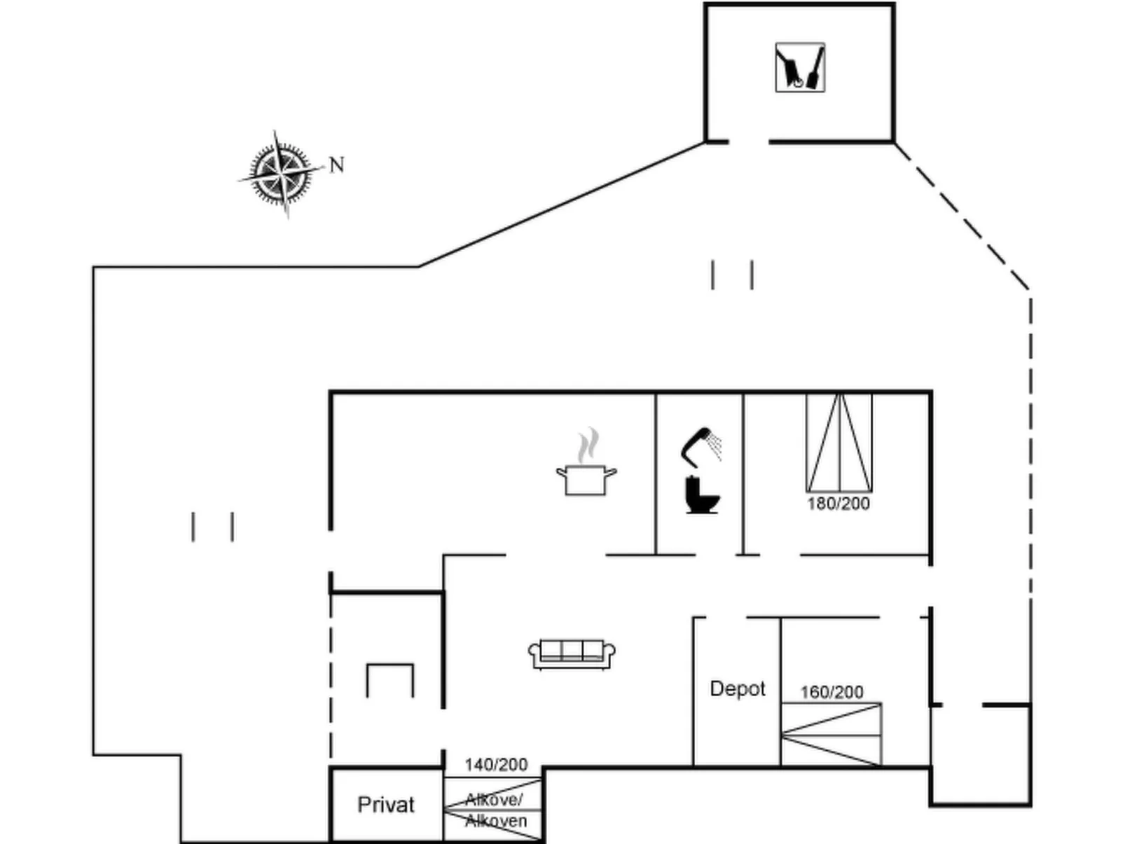 "Henning" -  from the sea-Binnen