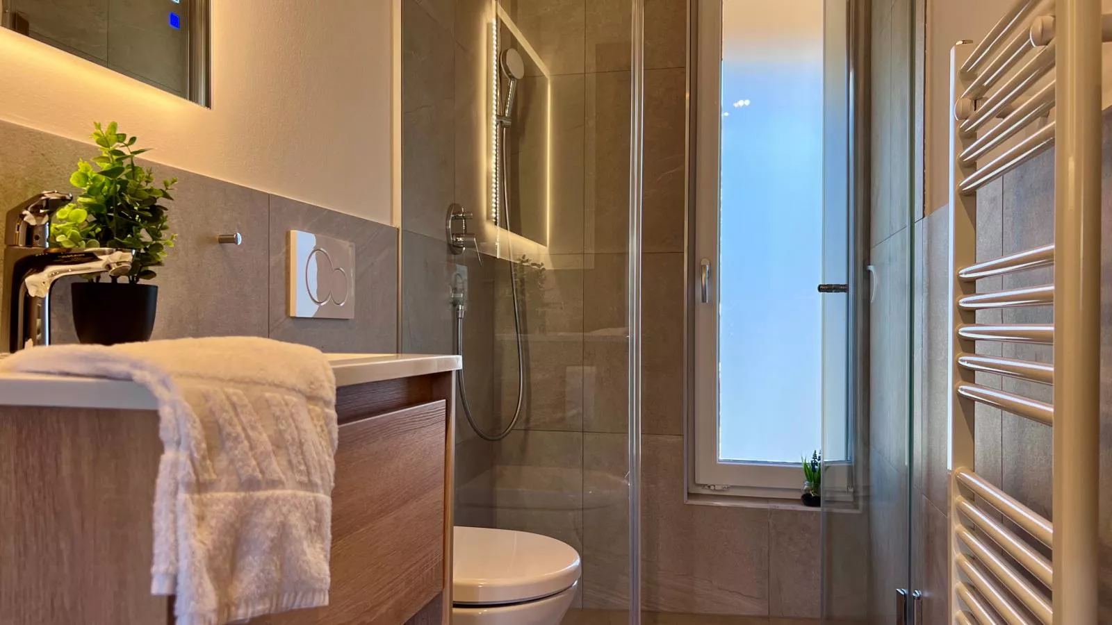 Almchalet Alpenglück-Badkamer