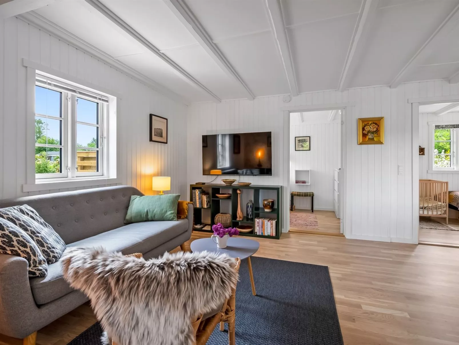 "Blomma" - 1km from the sea-Binnen