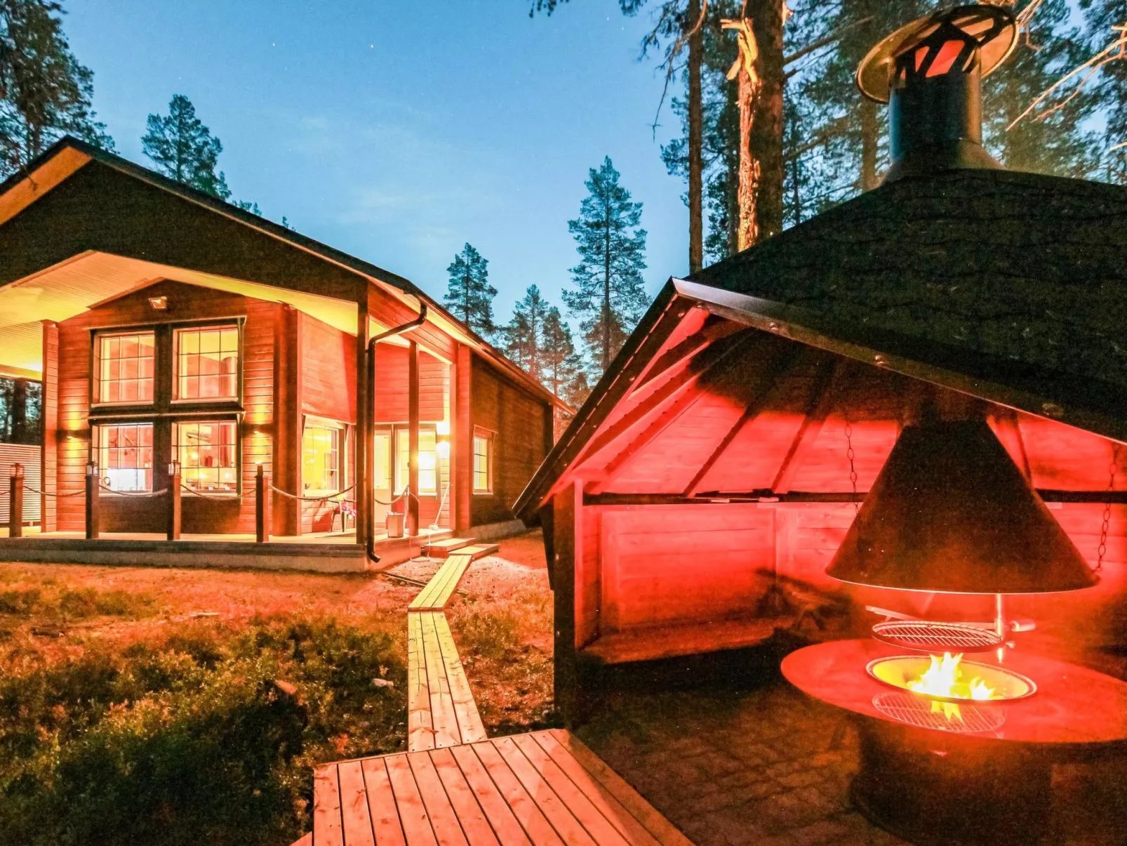 Arctic chalet-Binnen