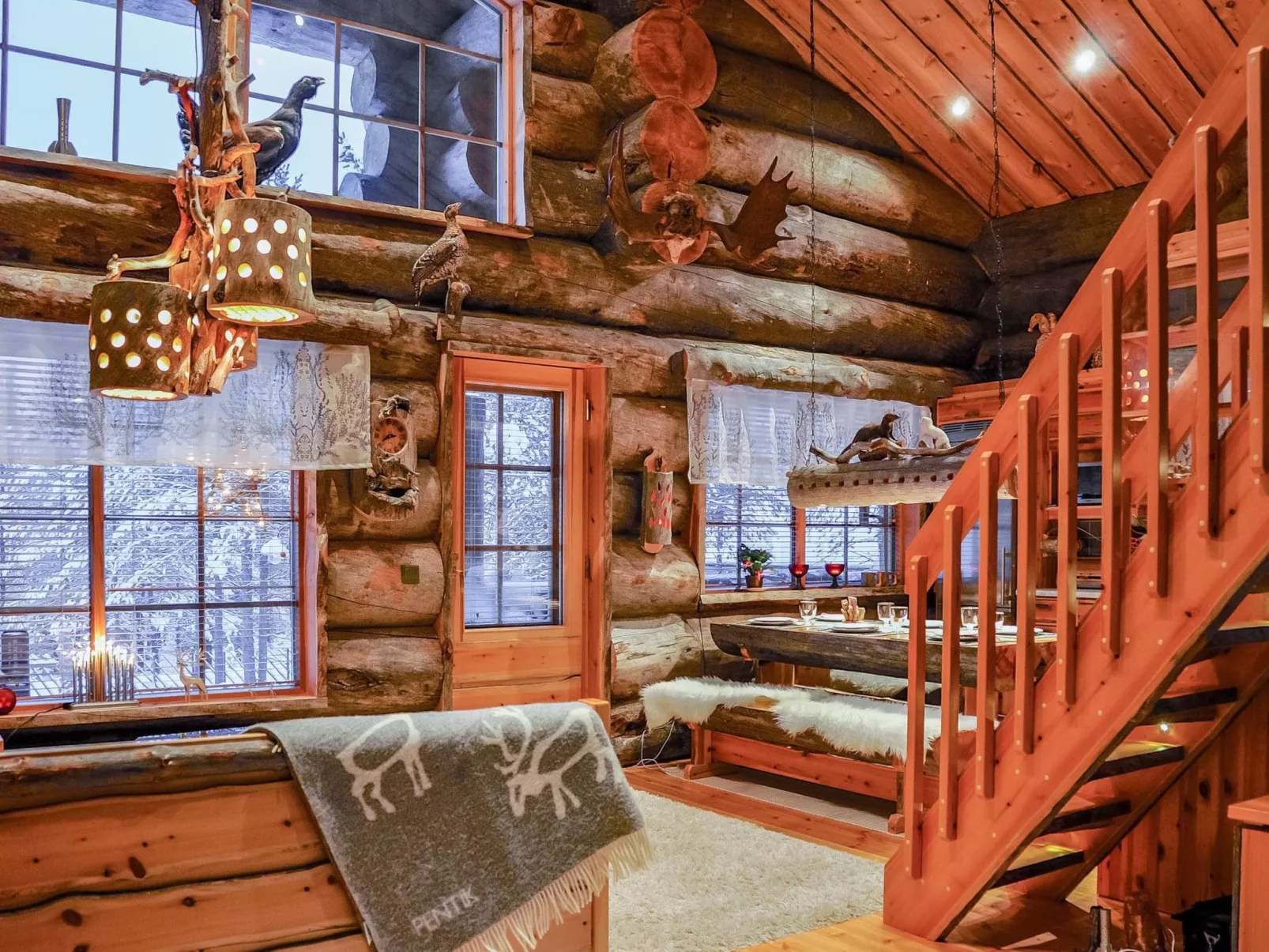 Villa rukapiste-Binnen