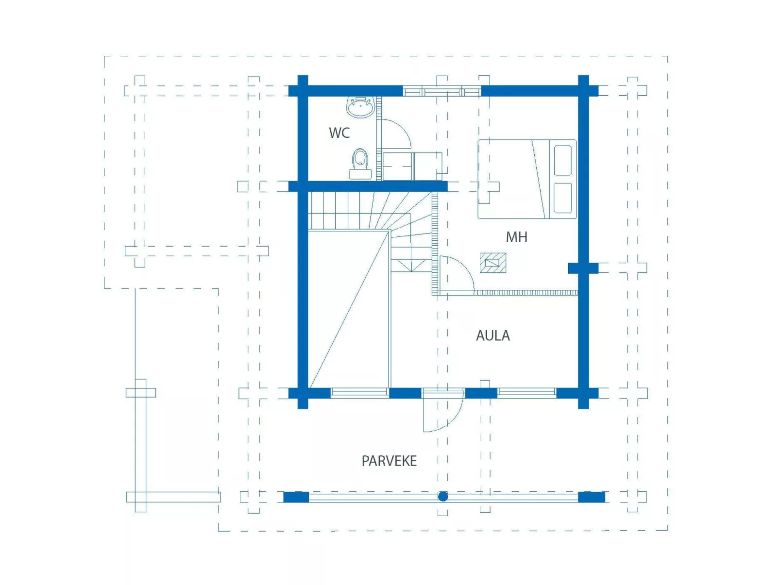 Villa tunturitervakko-Binnen