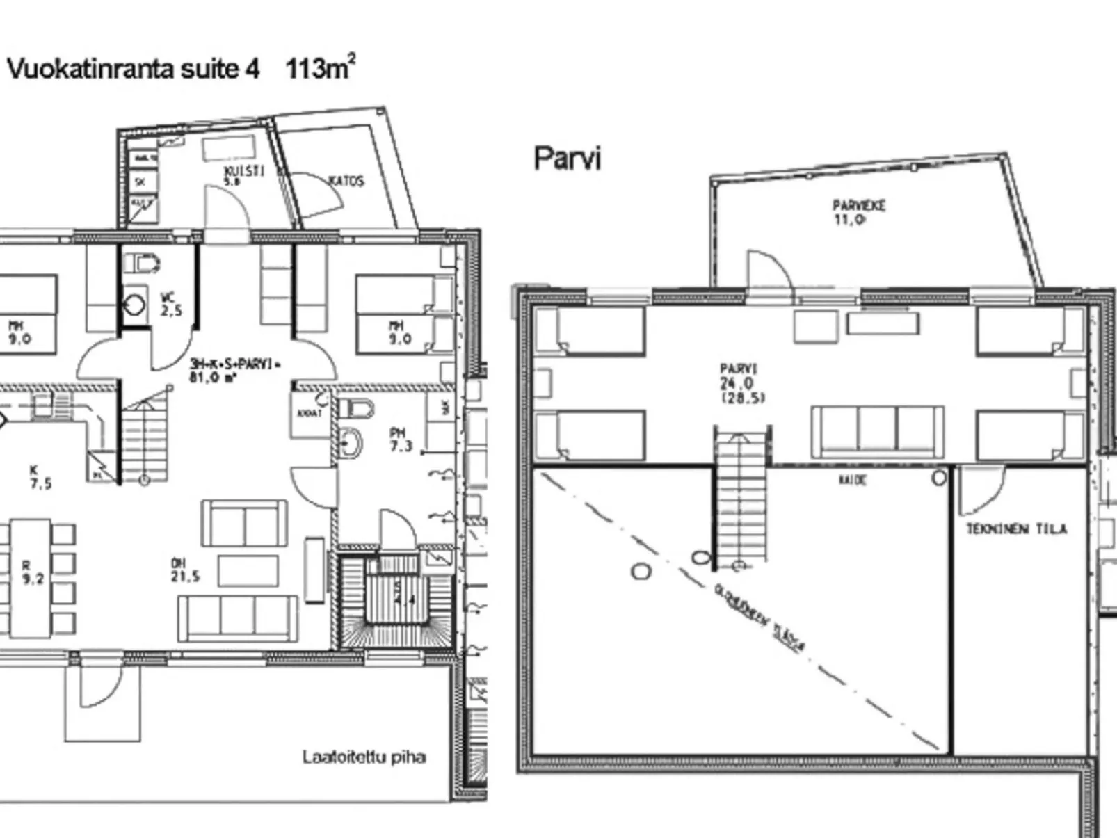 Vuokatinranta suite 4 c-Binnen