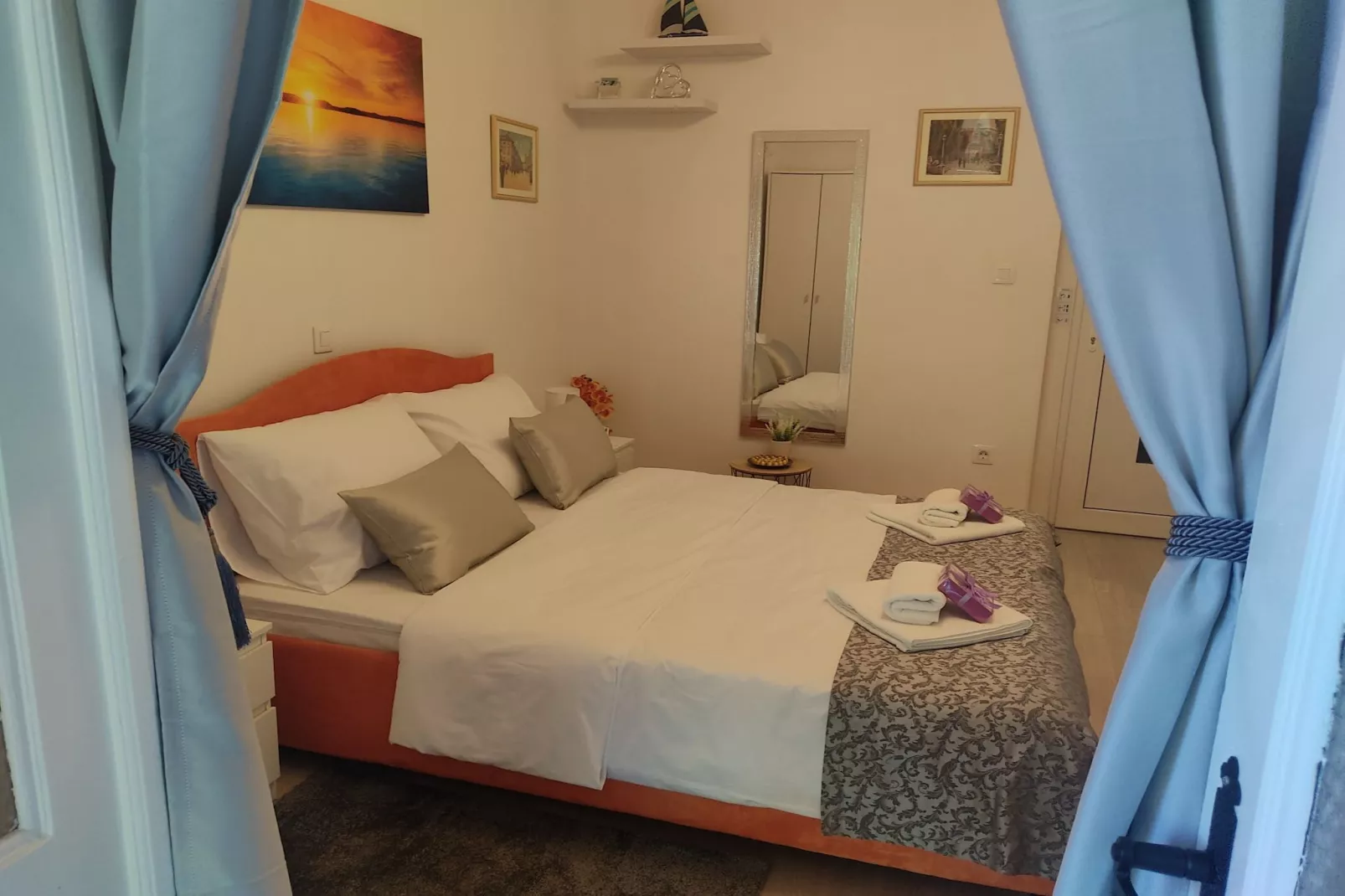Room Porat 2 with Private Terrace - Double Bedroom with Private Terrace-Slaapkamer
