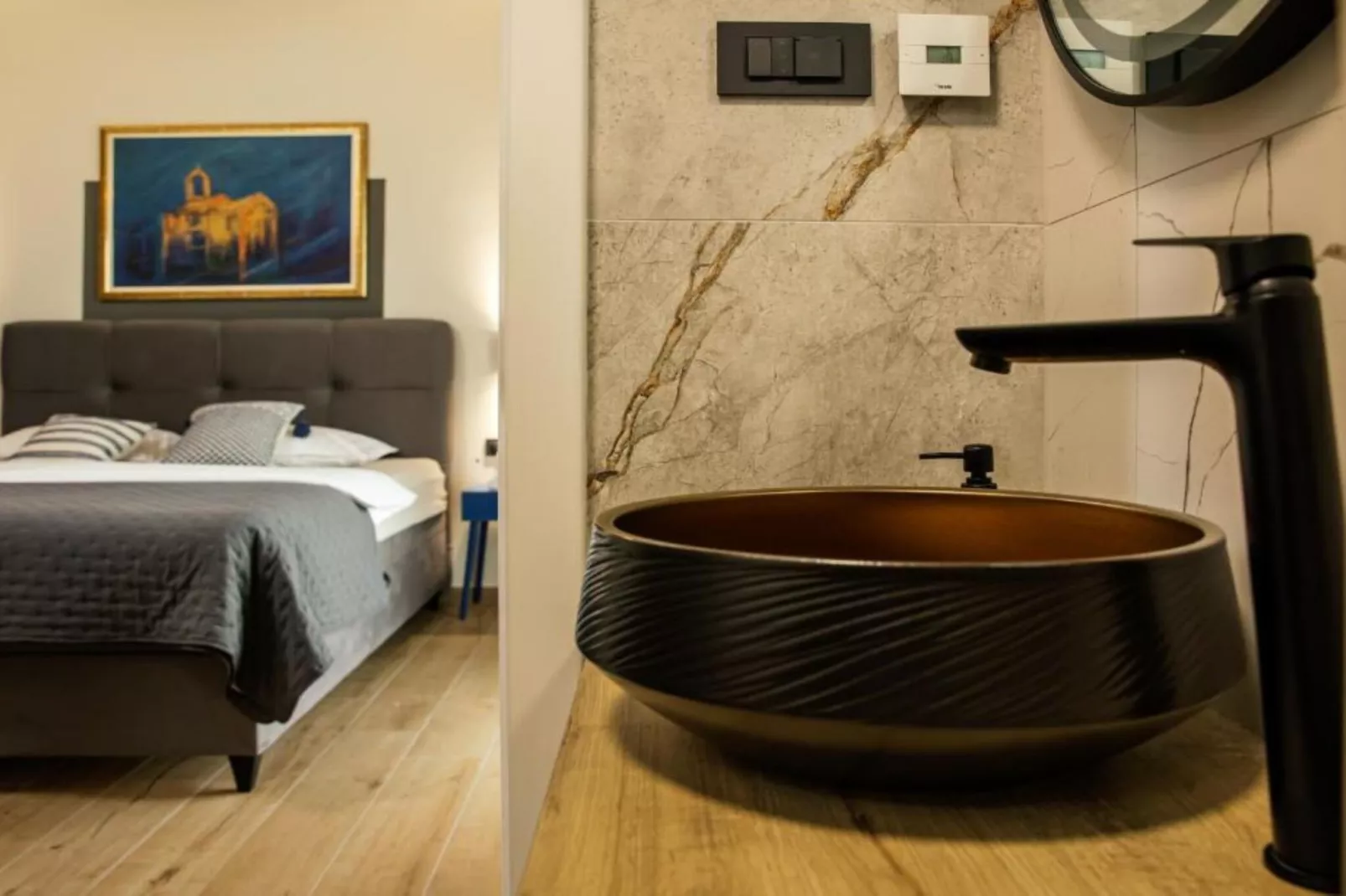 Luxury Villa Lara with Heated Pool, Hot-Tub and Sauna - Six Bedroom Villa with Pool-Slaapkamer