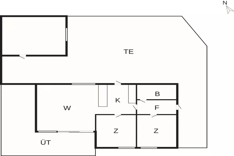 5 sterren vakantie huis in Nykøbing Sj-Plattegrond