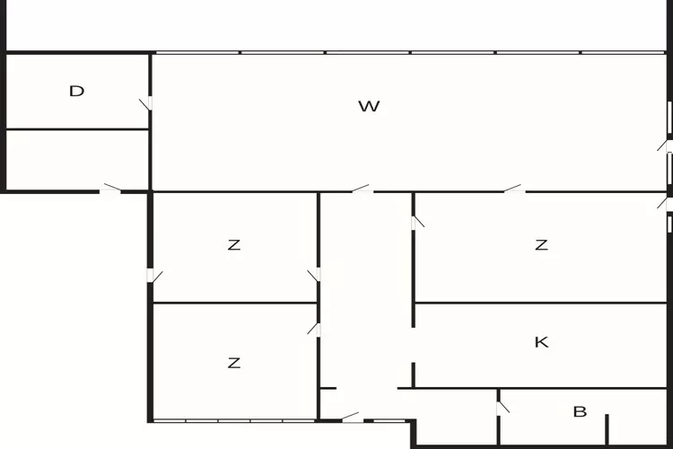 5 sterren vakantie huis in Give-Plattegrond