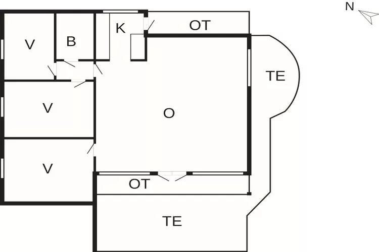 5 sterren vakantie huis in Græsted-Plattegrond