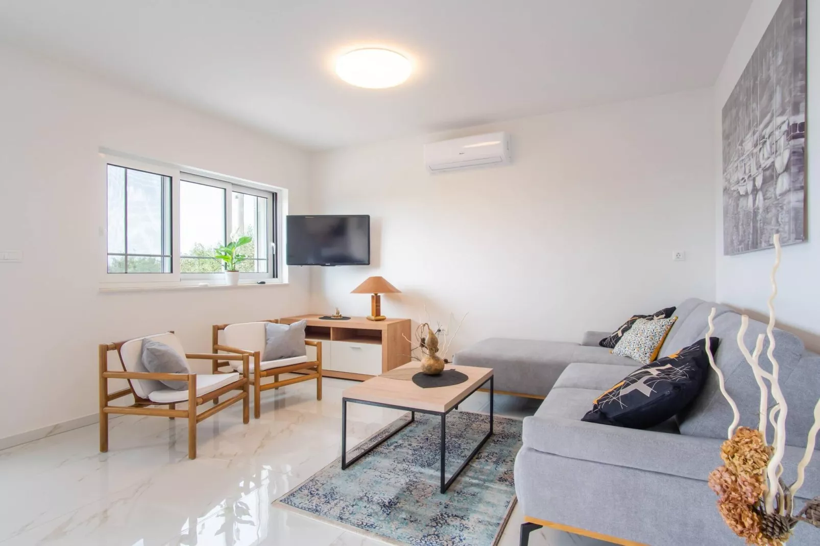 Beach house Festini-Woonkamer