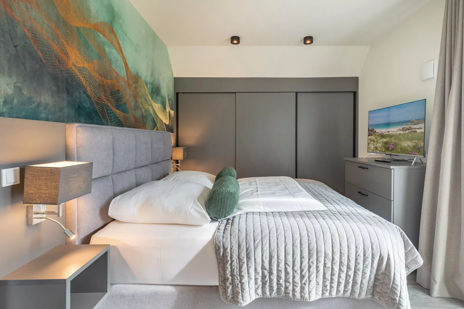 Wattblick de Luxe auf Nordstrand-Slaapkamer