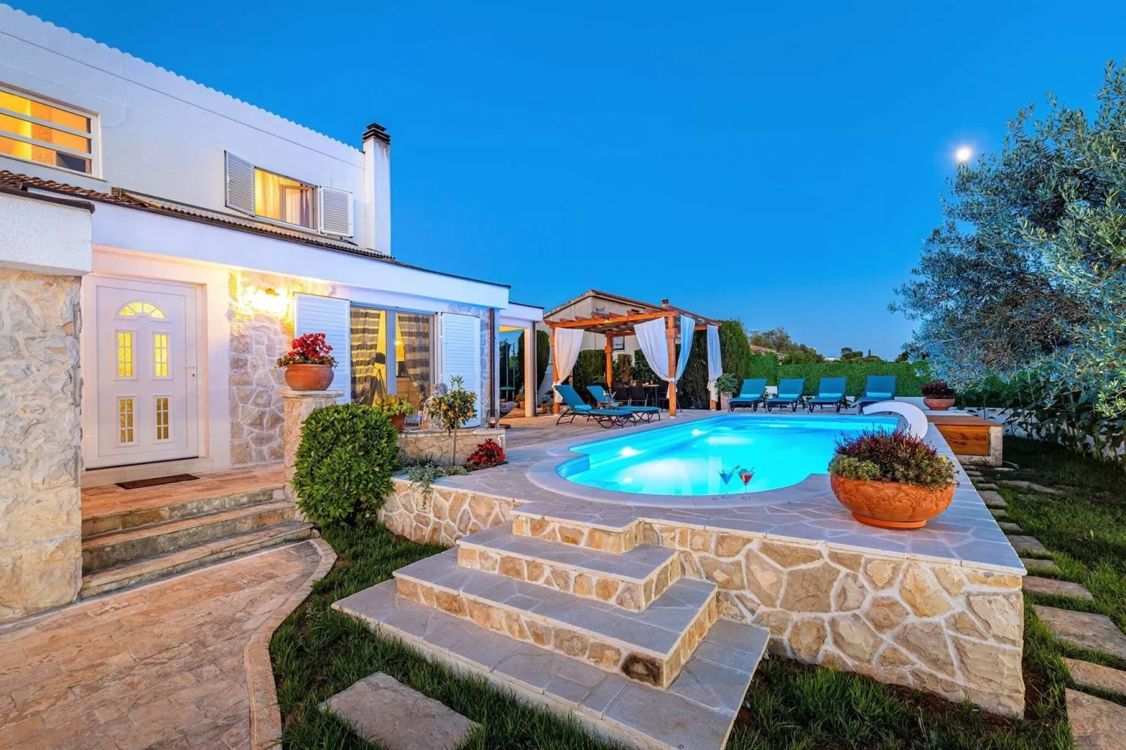 Sea view Villa Elia-Zwembad