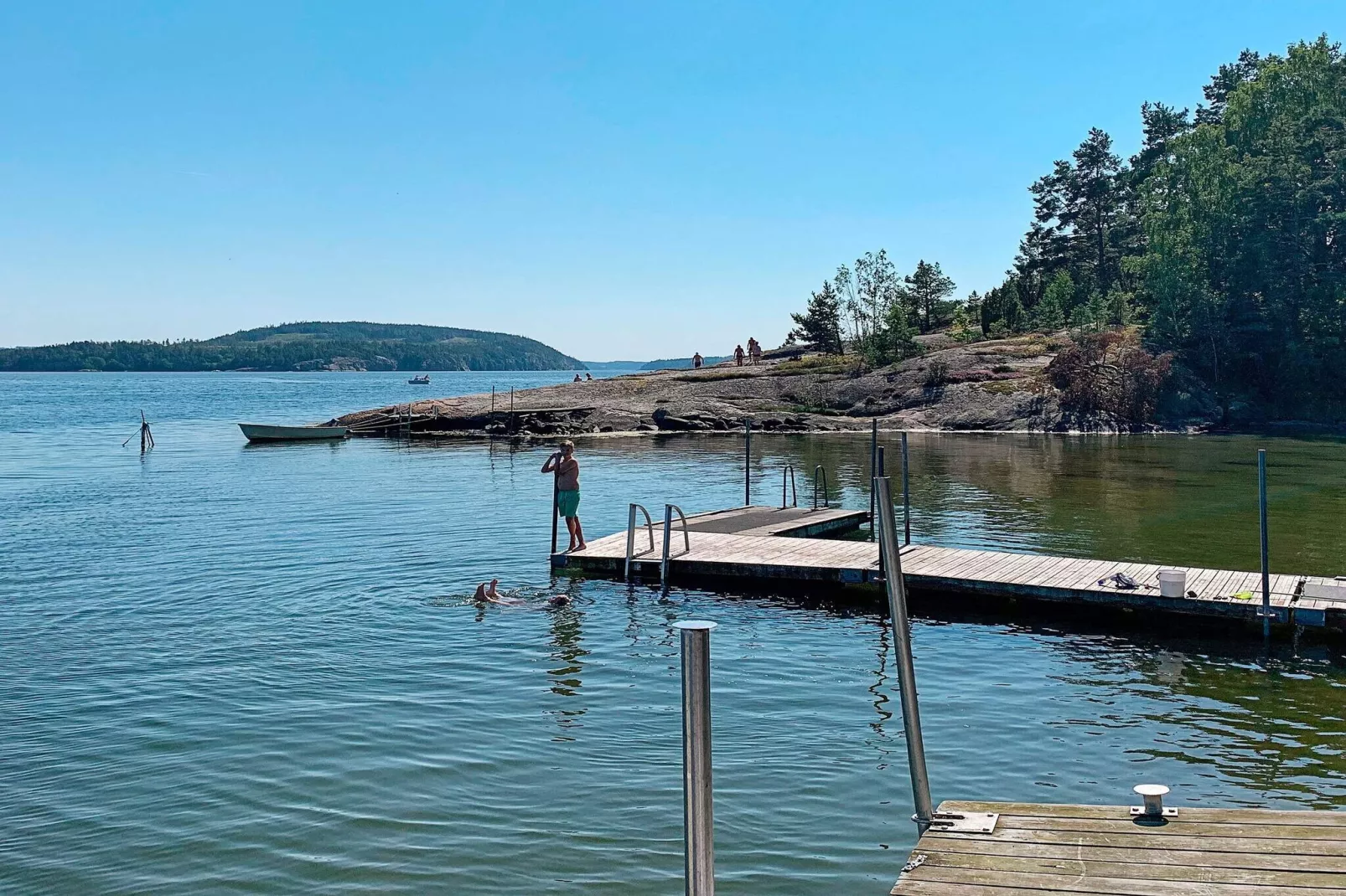 Vakantiehuis aan zee bij Gullmarsfjord-Uitzicht